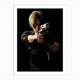 Resident Evil game 1 Art Print