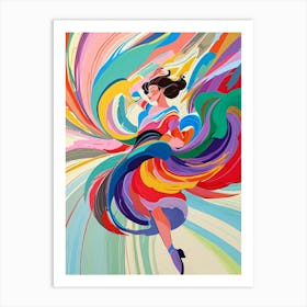 Chinese Dancer Art Print