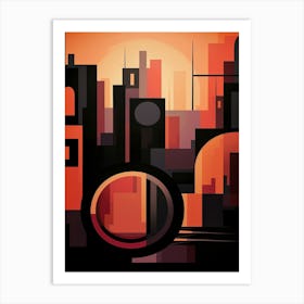 Urban Abstract Minimalist 5 Art Print