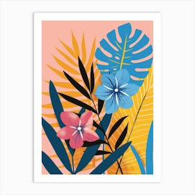 Tropical Flowers 5 Art Print