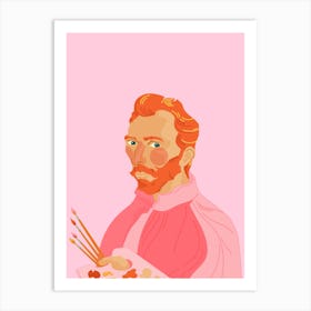 Portrait Of Van Gogh Art Print