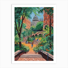 Postman S Park London Parks Garden 4 Painting Art Print