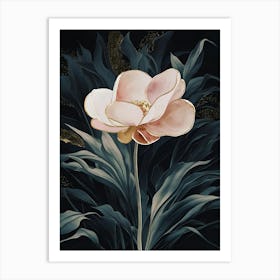 Flower In The Dark Art Print