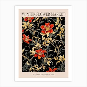 Winter Honeysuckle 1 Winter Flower Market Poster Art Print