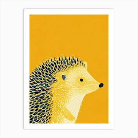 Yellow Hedgehog 6 Art Print
