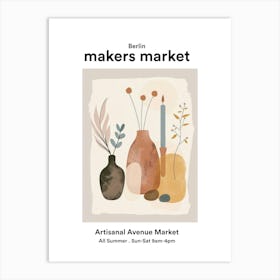 Berlin Artisanal Avenue Market 6 Art Print