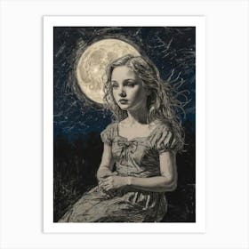 'The Moon' Art Print