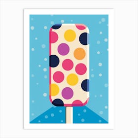 Pop Art Ice Pops Dots 2 Art Print