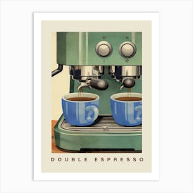 Double Espresso Art Print