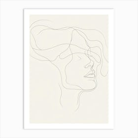 Portrait Of A Woman 3 Art Print