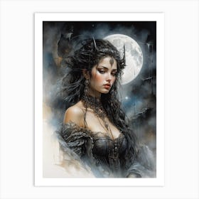 Demon Woman Art Print