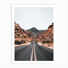 Road In The Desert 1 Art Print