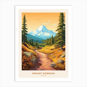 Mount Robson Provincial Park Canada 2 Hike Poster Art Print