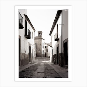 Granada, Spain, Black And White Photography 4 Art Print