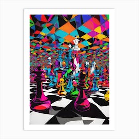 Chess Pieces Art Print