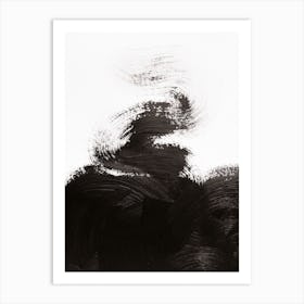 Music Black Minimal Abstract Art Print
