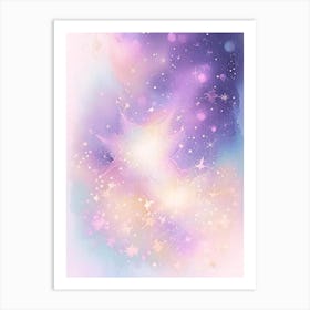 Star Cluster Gouache Space Art Print
