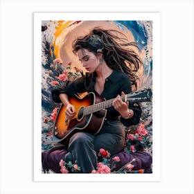 Acoustic Guitar 4 Art Print