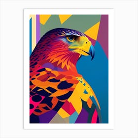 Hawk Pop Matisse 2 Bird Art Print