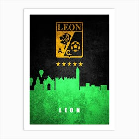 Leon Logo x Skyline Art Print