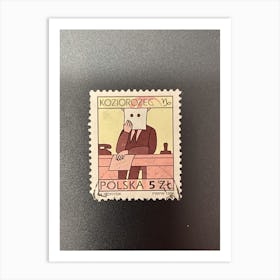 Postage Stamp 15 Art Print