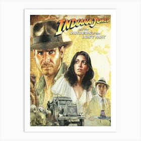 Indiana Jones 1 Art Print