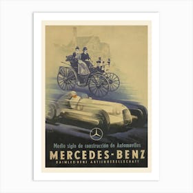 Mercedes Benz Poster, Jupp Wiertz Art Print