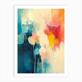 Abstract Oil Painting Background Art Print