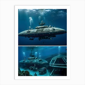 USO: A Very Very Strange Sea-Reimagined 57 Art Print