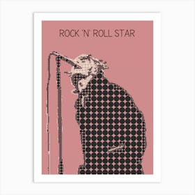 Rock N Roll Star Liam Gallagher Art Print