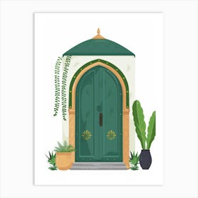 Islamic Door Art Print