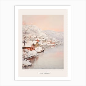 Dreamy Winter Painting Poster Troms Norway 4 Art Print