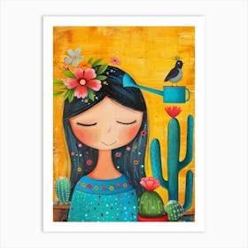 Mexican Girl 8 Art Print