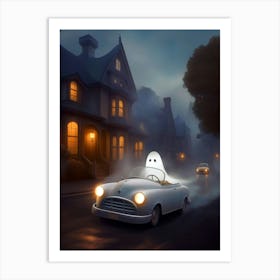 Ghost Car 2 Art Print