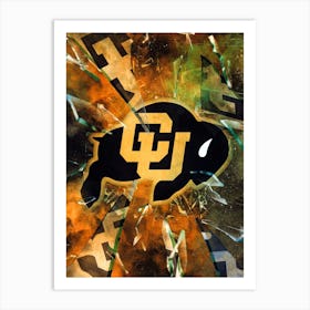 Colorado Buffaloes 1 Art Print