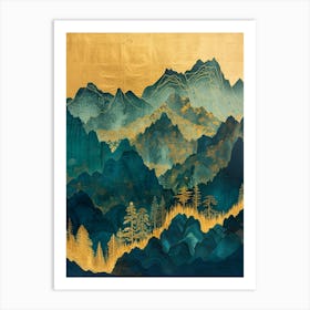 Chinese Mountains 104 Art Print