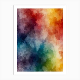 Watercolor Background 7 Art Print