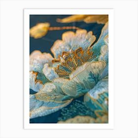 Chinese Silk Embroidery 6 Art Print