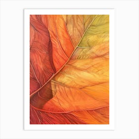 Autumn Leaf 4 Art Print