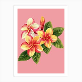 Hawaiian Flowers Art Print