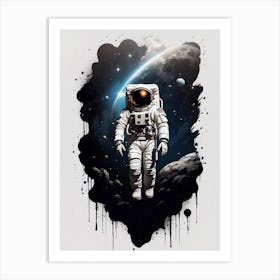 Astronaut Canvas Print Art Print