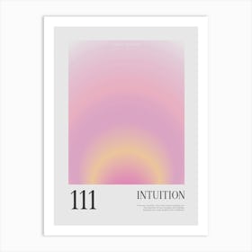 Aura Poster Apartment Decor Angel Numbers Aesthetic Posters Buddha Wall Art Y2k Decor Aura Print Angel Number 111 Art Print