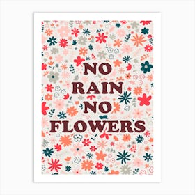 Autumnal No Rain No Flowers Art Print