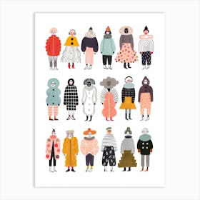 Stay Warm Art Print