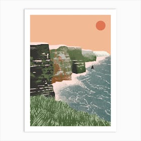 Cliffs Of Moher Ireland Art Print Art Print