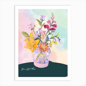 Bouquet Of Flowers 1 Art Print