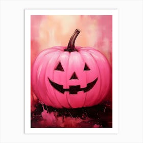 Pink Pumpkin 9 Art Print