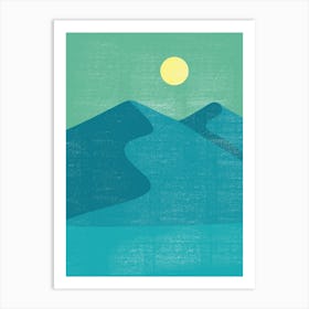 Mountain Range Art Print