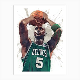 Kevin Garnett Boston Celtics Art Print