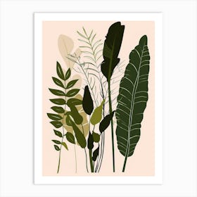 Tropical Plants 6 Art Print